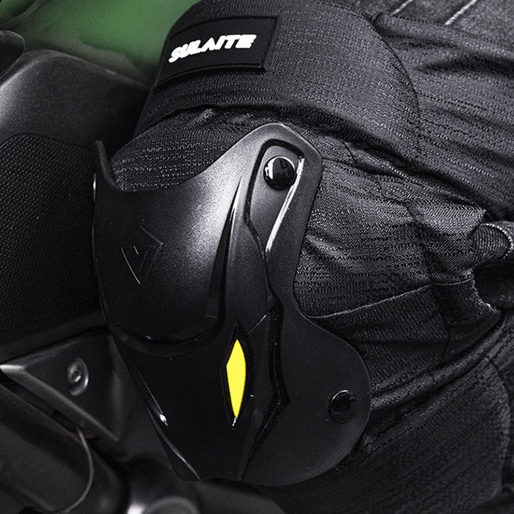 SULAITE Motorcycle Protector Rider Wind Warmth Protective Gear Riding Equipment, Colour: Black Knee Pads - Protective Gear by SULAITE | Online Shopping South Africa | PMC TechLife | Buy Now Pay Later Mobicred
