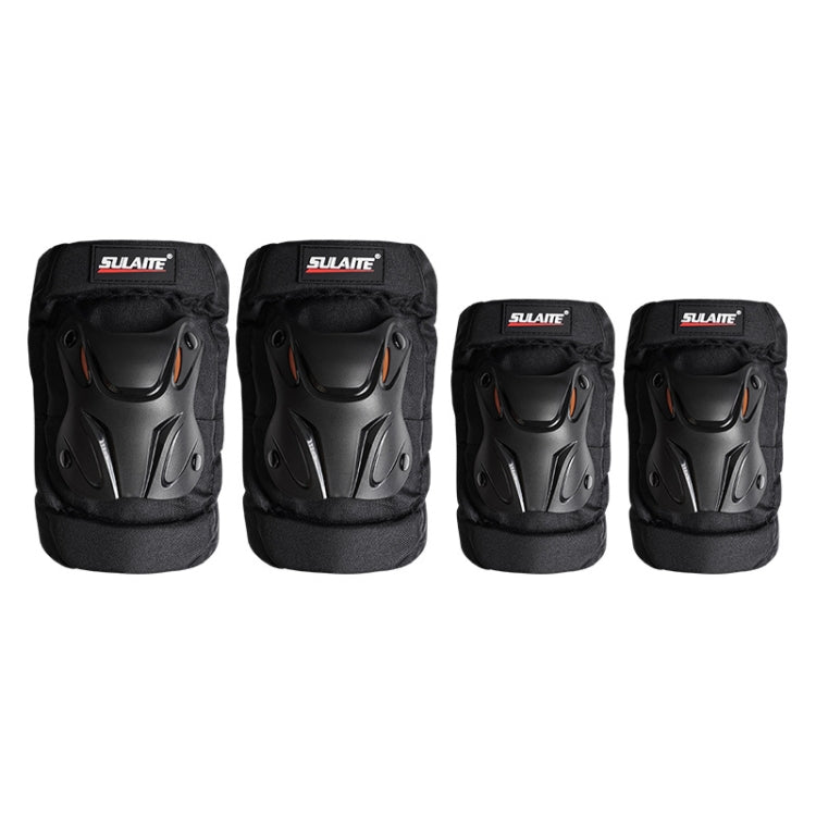 SULAITE Motorcycle Riding Equipment Protective Gear Off-Road Riding Anti-Fall Protector, Specification: Knee Pads+Elbow Pad - free shipping - PMC TechLife - Order now!