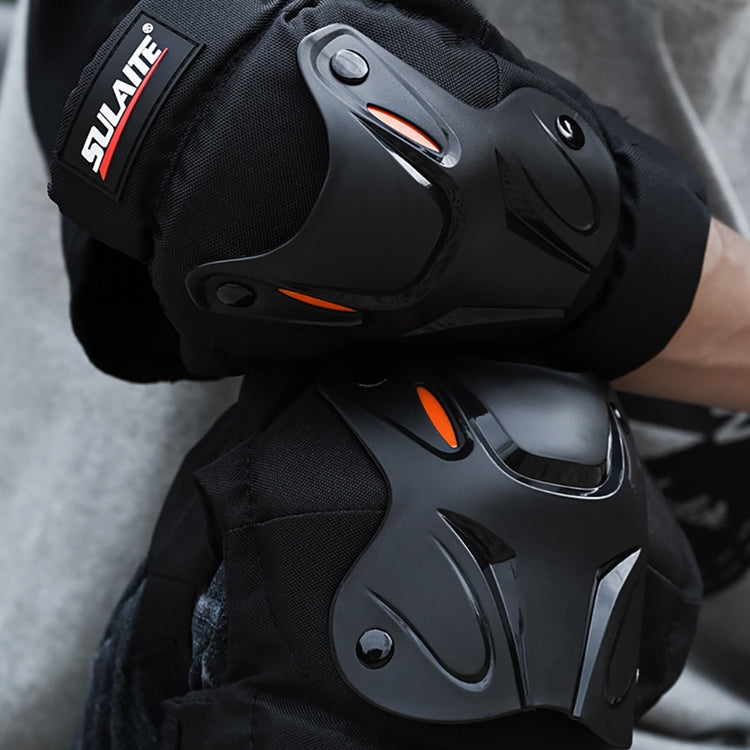 SULAITE Motorcycle Riding Equipment Protective Gear Off-Road Riding Anti-Fall Protector, Specification: Knee Pads+Elbow Pad - free shipping - PMC TechLife - Order now!
