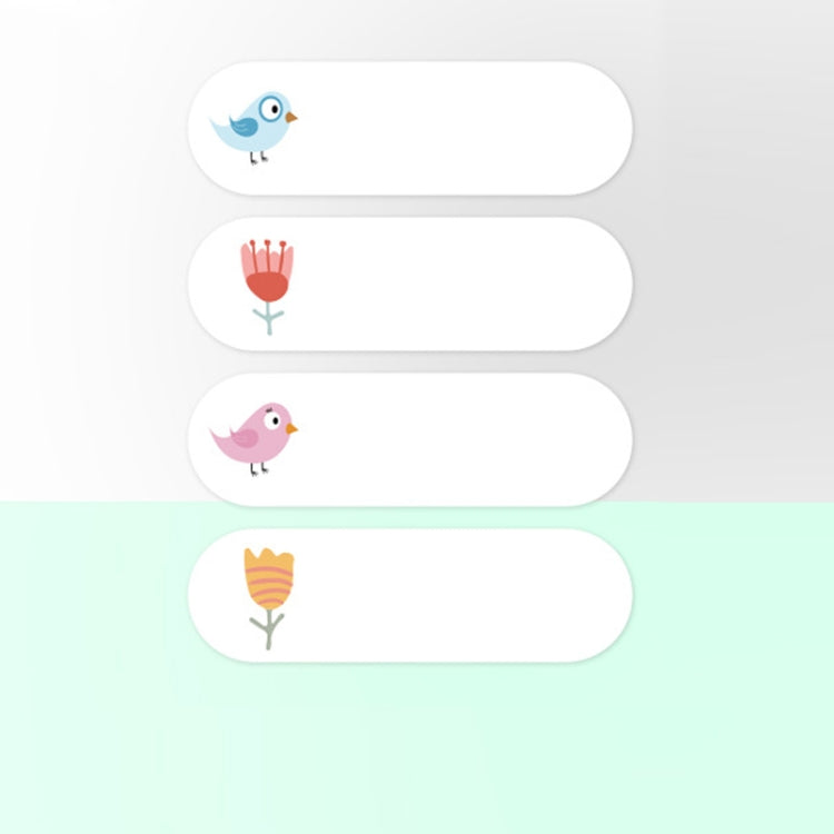 Thermal Label Paper Cosmetic Sticker Bottled Name Sticker For NIIMBOT D11 Printer, Size: Birds and Flowers - Printer Accessories by PMC TechLife | Online Shopping South Africa | PMC TechLife | Buy Now Pay Later Mobicred