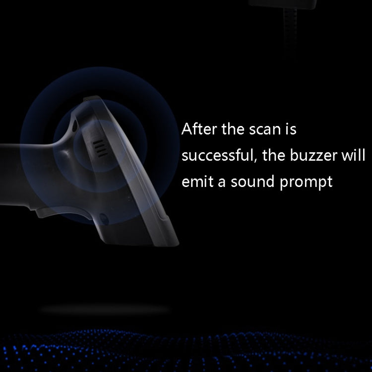 Deli  Wired And Wireless Scanner Drugstore Supermarket Catering Logistics Cash Register Scanner, Model: 14882W (White) - free shipping - PMC Jewellery - Order now!