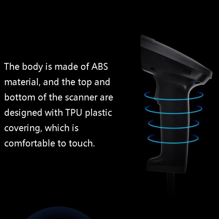 Deli  Wired And Wireless Scanner Drugstore Supermarket Catering Logistics Cash Register Scanner, Model: 14882W (White) - free shipping - PMC Jewellery - Order now!