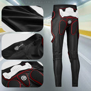 SULAITE Motorcycle Cross-Country Riding Trousers Protective Hip Pants, Specification: M(Black)