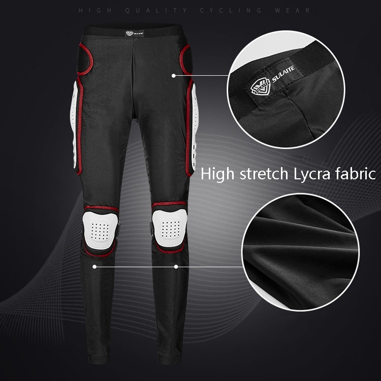 SULAITE Motorcycle Cross-Country Riding Trousers Protective Hip Pants, Specification: XL(Red) - Protective Gear by SULAITE | Online Shopping South Africa | PMC TechLife | Buy Now Pay Later Mobicred