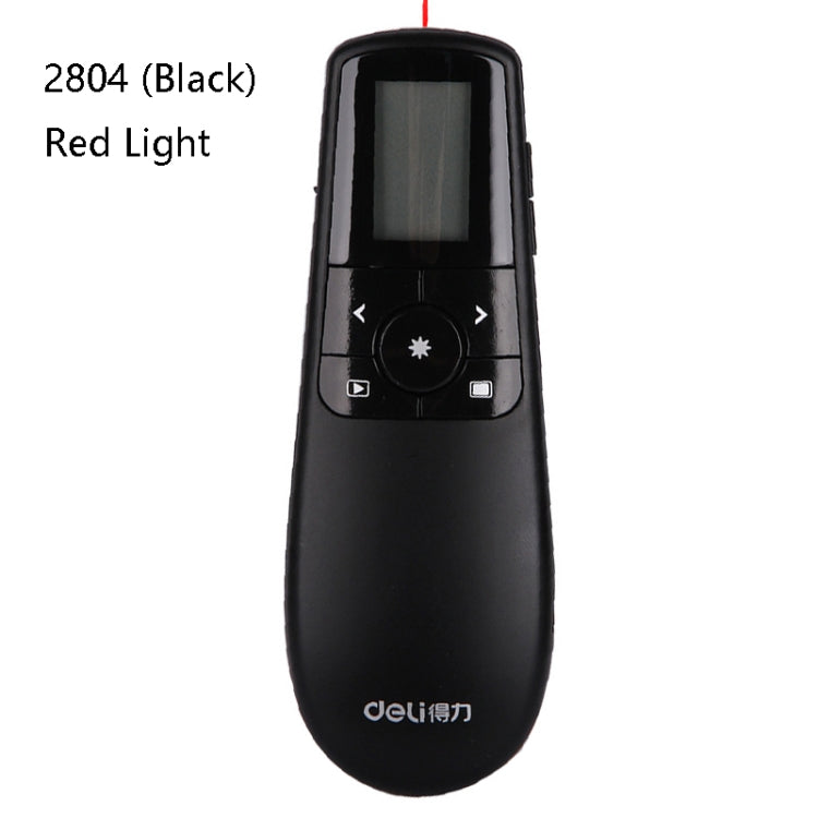 Deli 2.4GHz Laser Teaching Page Flip Pen Remote Play Pen with Flying Mouse, Model: 2804 (Black) Red Light - free shipping - PMC Jewellery - Order now!