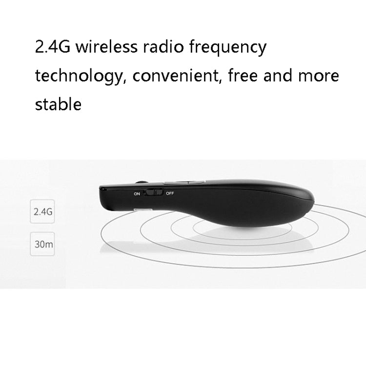 Deli 2.4GHz Laser Teaching Page Flip Pen Remote Play Pen with Flying Mouse, Model: 2804 (Black) Green Light - free shipping - PMC Jewellery - Order now!