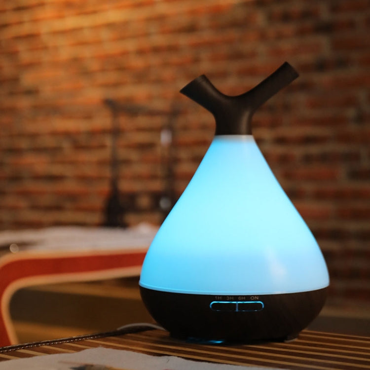 YCTA-008 Household Mute Small Wood Grain Colorful Light Aroma Diffuser Night Tree Air Humidifier, Product specifications: AU Plug(Deep Wood Grain) - free shipping - PMC TechLife - Order now!