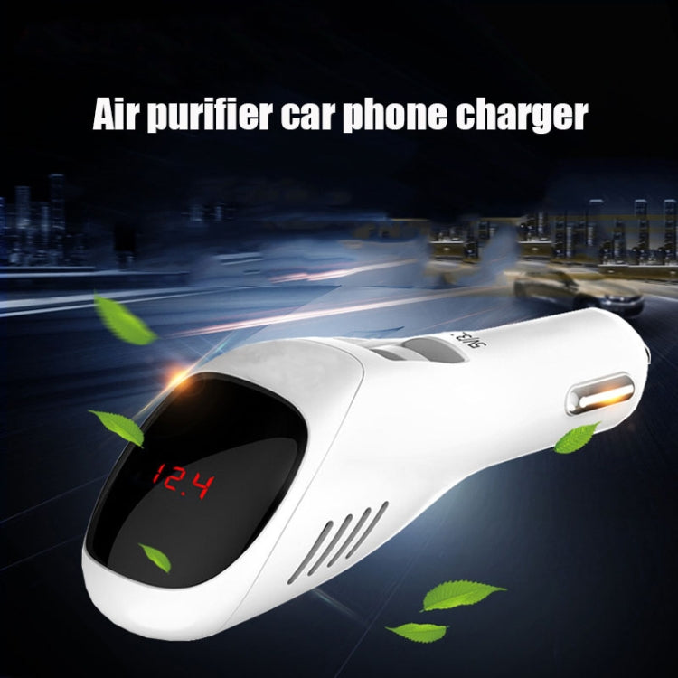 S90B Multifunctional Car Negative Ion Formaldehyde Removal Air Purifier(White) - Air Purifier by PMC TechLife | Online Shopping South Africa | PMC TechLife | Buy Now Pay Later Mobicred