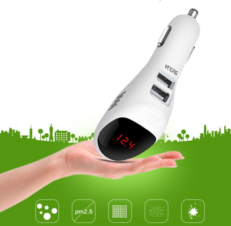 S90B Multifunctional Car Negative Ion Formaldehyde Removal Air Purifier(White) - Air Purifier by PMC TechLife | Online Shopping South Africa | PMC TechLife | Buy Now Pay Later Mobicred