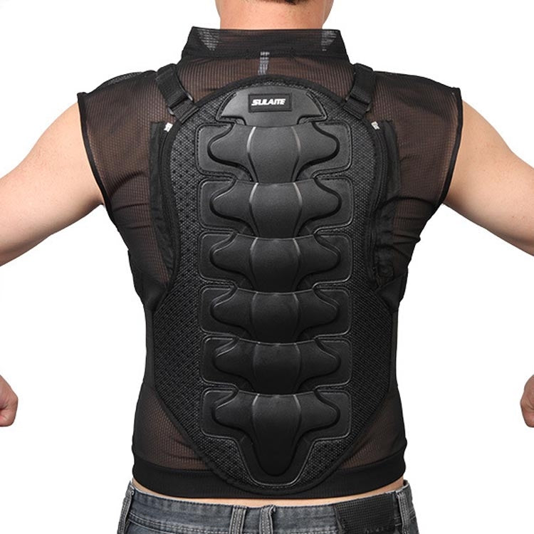 SULAITE GT-032 Motorcycle Racing Sleeveless Riding Protective Clothing, Specification: XL(Black) - free shipping - PMC TechLife - Order now!