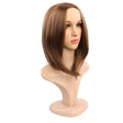 Ladies Short Hair Bobo Head Synthetic Hair Cover, Colour: Light Brown - free shipping - PMC TechLife - Order now!