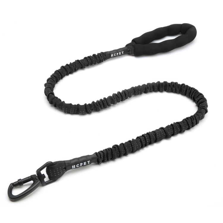 HCPET Dog Traction Rope Pet High-Elastic Explosion-Proof Elastic Rope, Length: 120cm(Black) - free shipping - PMC Jewellery - Order now!