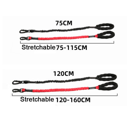 HCPET Dog Traction Rope Pet High-Elastic Explosion-Proof Elastic Rope, Length: 120cm(Black) - free shipping - PMC Jewellery - Order now!