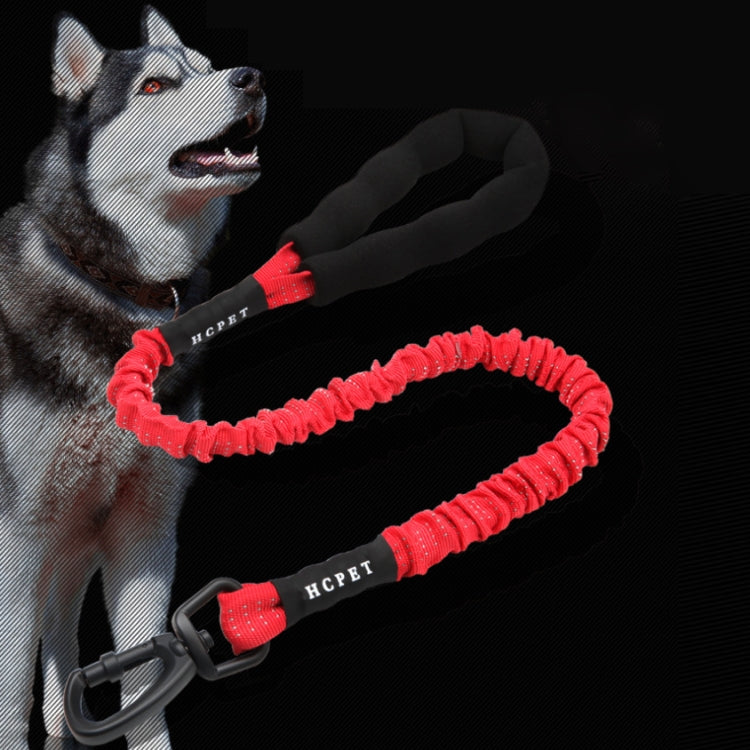 HCPET Dog Traction Rope Pet High-Elastic Explosion-Proof Elastic Rope, Length: 120cm(Black) - free shipping - PMC Jewellery - Order now!
