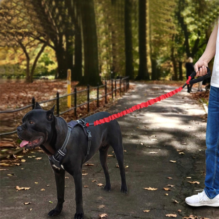 HCPET Dog Traction Rope Pet High-Elastic Explosion-Proof Elastic Rope, Length: 120cm(Black) - free shipping - PMC Jewellery - Order now!