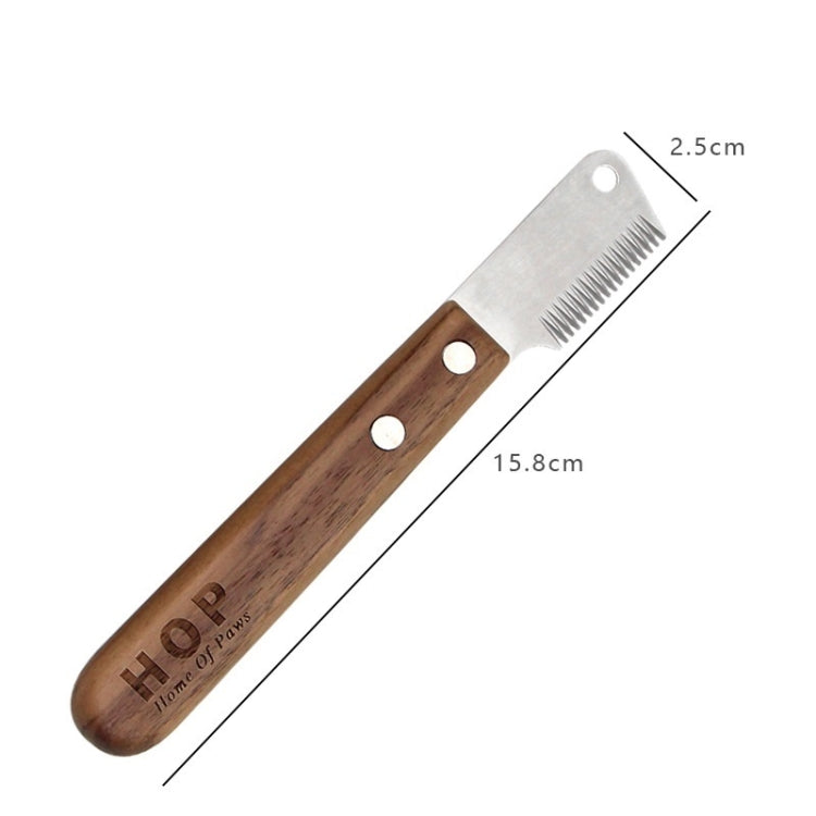 HOP Terrier Dog Plucking Knife Pet Grooming & Shaving Tool( CS21 Left Hand) - Brushes & Combs by PMC TechLife | Online Shopping South Africa | PMC TechLife