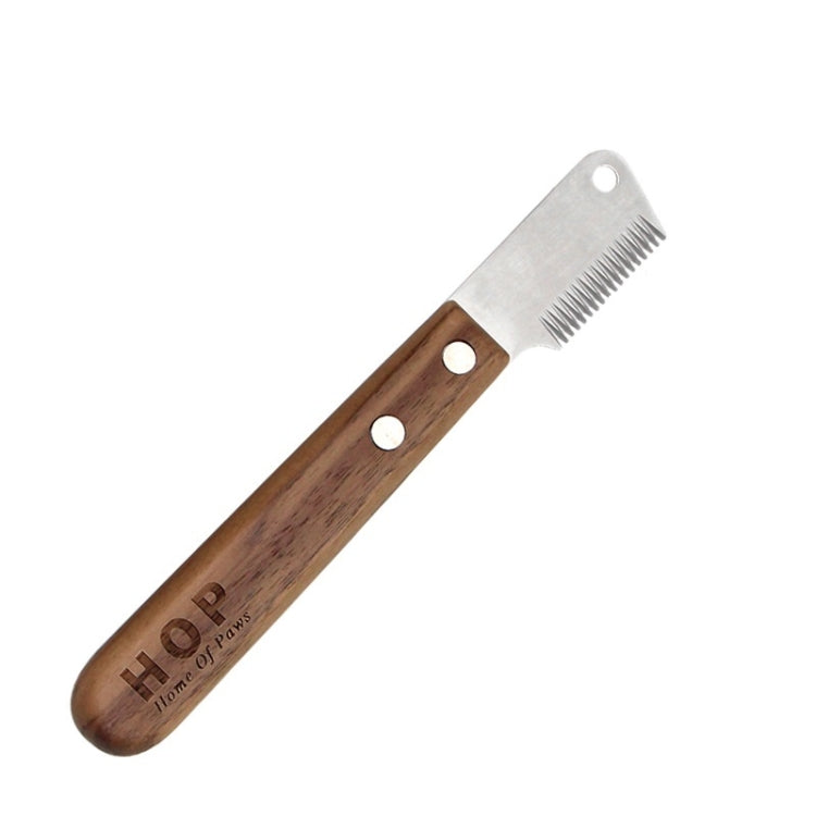 HOP Terrier Dog Plucking Knife Pet Grooming & Shaving Tool( CS21 Left Hand) - Brushes & Combs by PMC TechLife | Online Shopping South Africa | PMC TechLife
