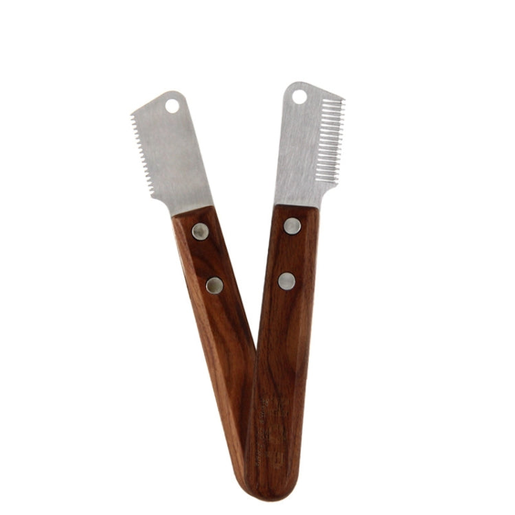 HOP Terrier Dog Plucking Knife Pet Grooming & Shaving Tool( CS21 Left Hand) - Brushes & Combs by PMC TechLife | Online Shopping South Africa | PMC TechLife