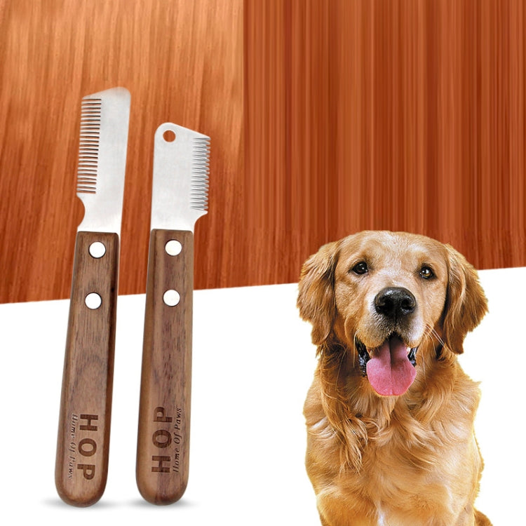 HOP Terrier Dog Plucking Knife Pet Grooming & Shaving Tool( CS21 Left Hand) - Brushes & Combs by PMC TechLife | Online Shopping South Africa | PMC TechLife