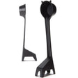 5 PCS Cartoon Giraffe Shape Coffee Spoon Coffee Bean Powder Quantitative Spoon Metering Plastic Spoon(Black) - free shipping - PMC TechLife - Order now!