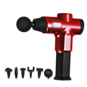 Hishell WK-2020 Electric Massage Gun Muscle Relaxation Charging Massager Portable Fitness Equipment Fascia Gun(Red)