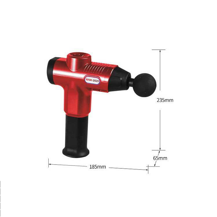 Hishell WK-2020 Electric Massage Gun Muscle Relaxation Charging Massager Portable Fitness Equipment Fascia Gun(Silver) - free shipping - PMC TechLife - Order now!