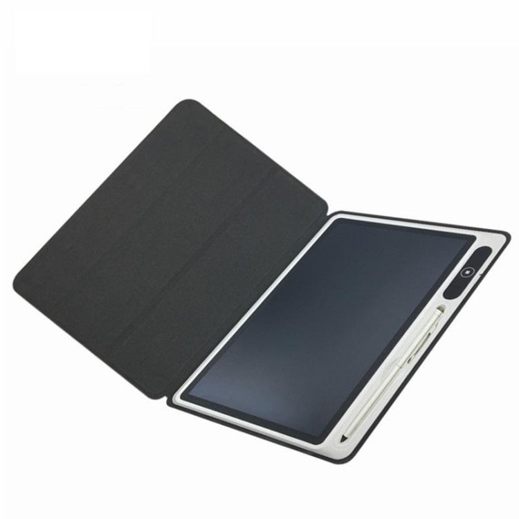 10.1 Inch LCD Handwriting Board Light Energy Electronic Drawing Board Hand-Painted Board Smart Small Blackboard Writing Board(Black  With Leather Case))