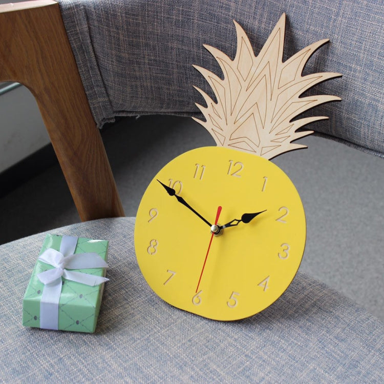 Fruit Personality Mute Wall Clock Acrylic Children Decoration Clock(D White) - Wall Clock by PMc TechLife | Online Shopping South Africa | PMc TechLife | Buy Now Pay Later Mobicred