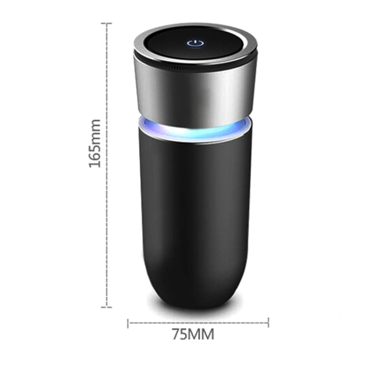 K04 Colorful Car Charger USB Car Negative Ion Air Purifier(Black) - Air Purifier by PMC TechLife | Online Shopping South Africa | PMC TechLife | Buy Now Pay Later Mobicred