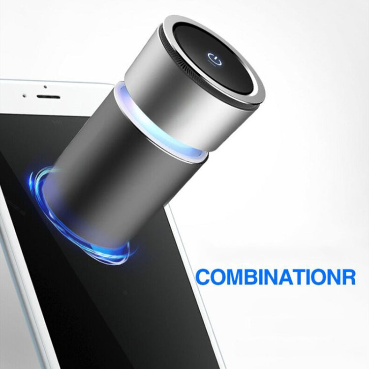 K04 Colorful Car Charger USB Car Negative Ion Air Purifier(Black) - Air Purifier by PMC TechLife | Online Shopping South Africa | PMC TechLife | Buy Now Pay Later Mobicred