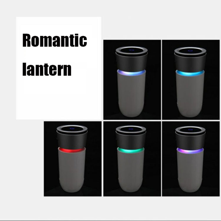 K04 Colorful Car Charger USB Car Negative Ion Air Purifier(Black) - Air Purifier by PMC TechLife | Online Shopping South Africa | PMC TechLife | Buy Now Pay Later Mobicred