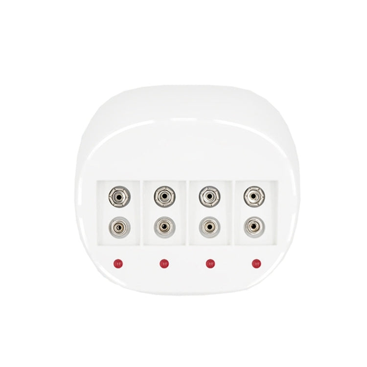 Four-Slot 9V Lithium Battery Charger For Multimeter Microphone Remote Control Battery Charger, US Plug - Charger & Converter by PMC TechLife | Online Shopping South Africa | PMC TechLife | Buy Now Pay Later Mobicred