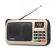 Rolton W405 Portable Mini FM Radio TF Card USB Receiver Music Player with LED Display(Gold) - Radio Player by Rolton | Online Shopping South Africa | PMC TechLife | Buy Now Pay Later Mobicred
