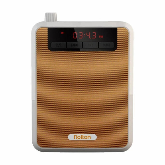 Rolton K300 Portable Voice Amplifier Supports FM Radio/MP3(Black)
