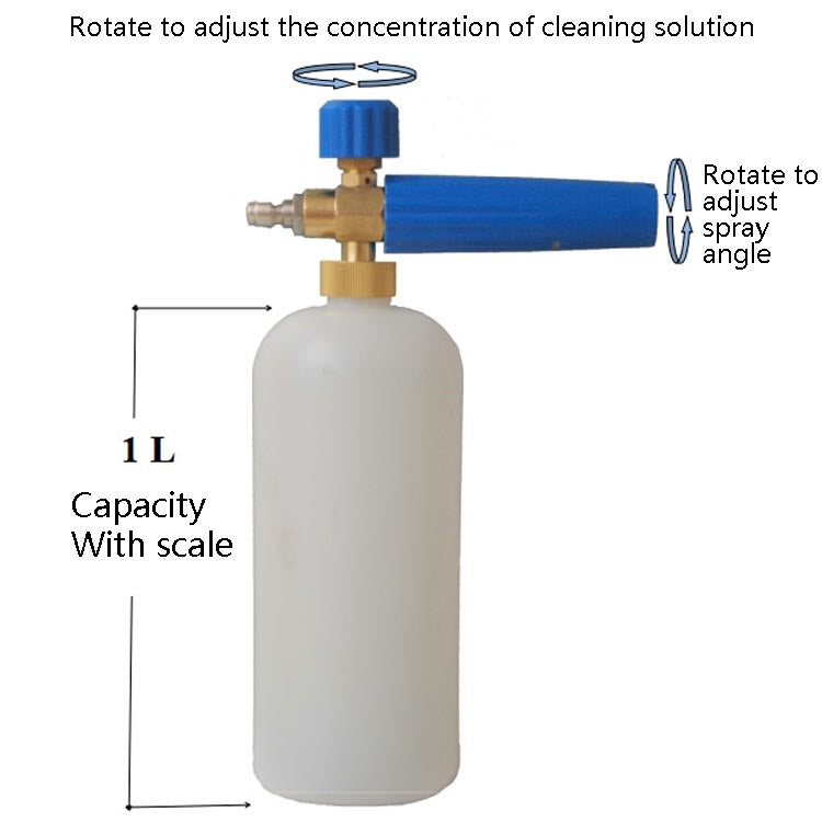 Car Wash Water Gun Foam Pot High Pressure Foam Gun Foam Pot(Black Handle) - Car Washer & Accessories by PMC TechLife | Online Shopping South Africa | PMC TechLife | Buy Now Pay Later Mobicred