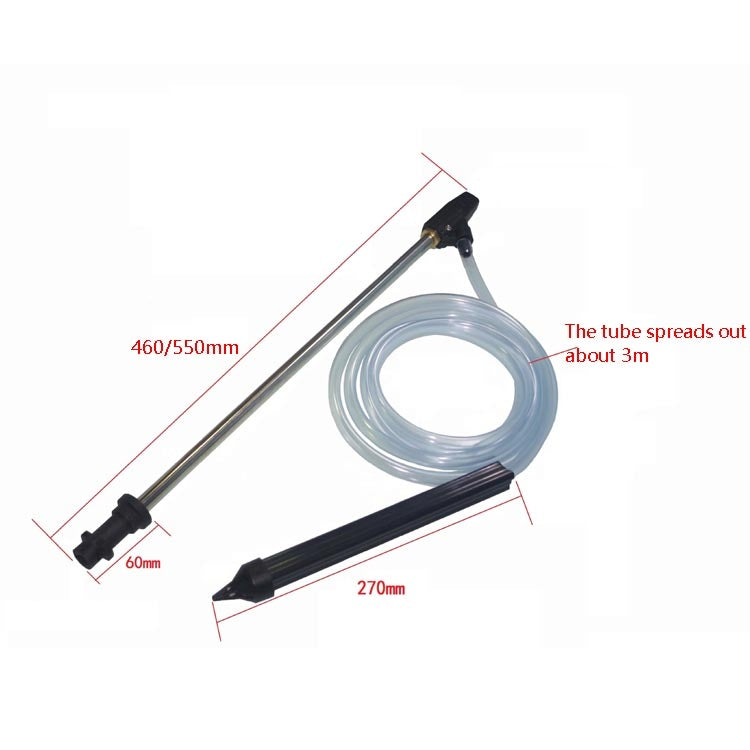 High Pressure Sandblasting Gun Nozzle Car Washing Machine Sandblasting Gun With Connector For Karcher K2-K7 Series 550mm - Car Washer & Accessories by PMC TechLife | Online Shopping South Africa | PMC TechLife | Buy Now Pay Later Mobicred
