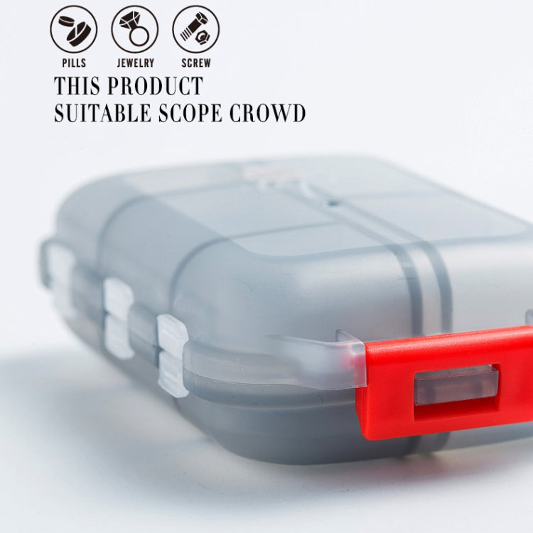 Mizi Small Pill Box Portable Dispensing Medicines Boxes, Colour: 7 Grid (Green) - free shipping - PMC TechLife - Order now!