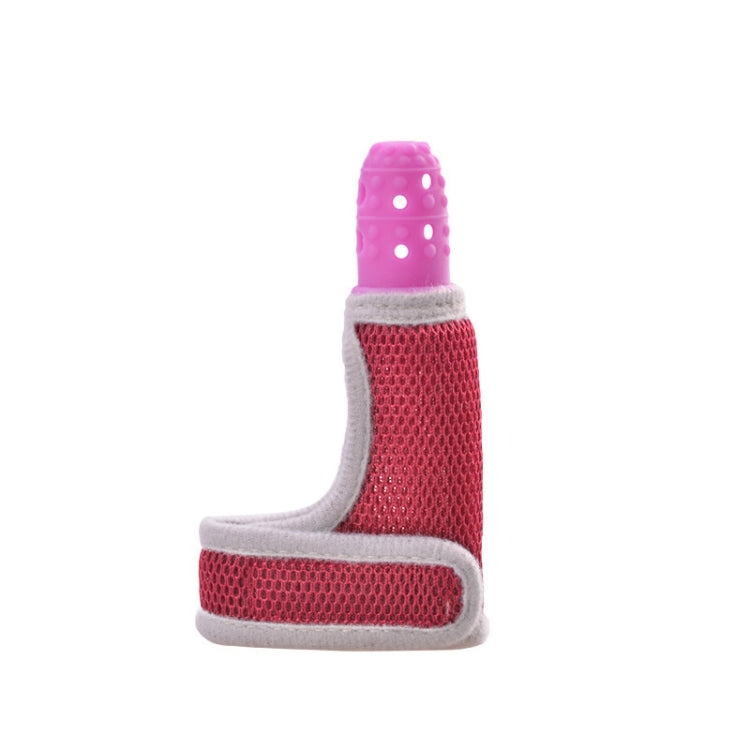 ZT001 Baby Silicone Molar Finger Cots Children Anti-Bite Hand Breathable Thumb Cots Teether Maternal And Baby Products(Pink) - Safety Equipment by PMC TechLife | Online Shopping South Africa | PMC TechLife
