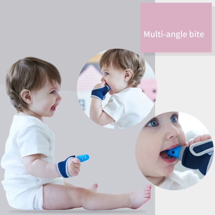 ZT001 Baby Silicone Molar Finger Cots Children Anti-Bite Hand Breathable Thumb Cots Teether Maternal And Baby Products(Pink) - Safety Equipment by PMC TechLife | Online Shopping South Africa | PMC TechLife