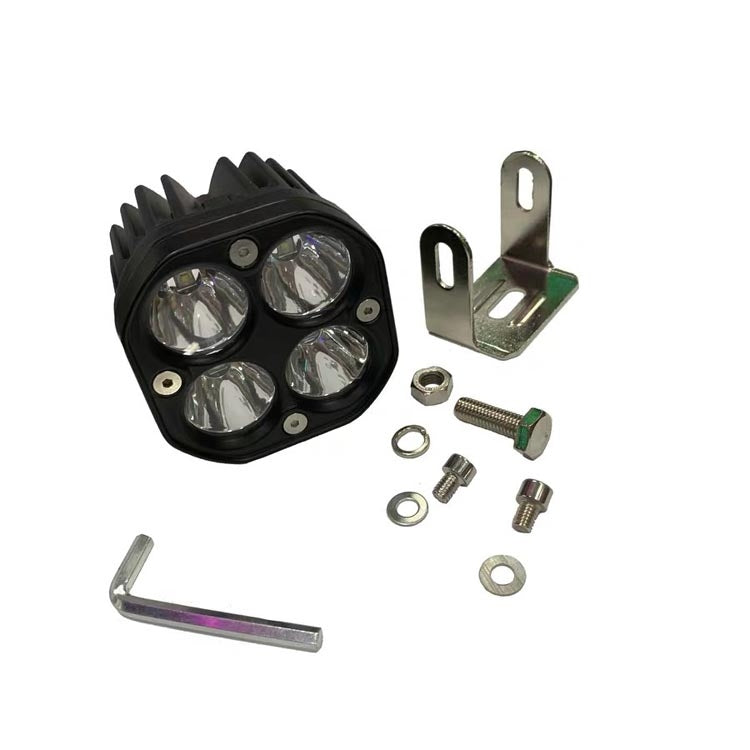 40W White Light Motorcycle LED Spotlight Headlight Car Front Bumper Light Off-Road Vehicle Modified Roof Light - Headlights by PMC TechLife | Online Shopping South Africa | PMC TechLife | Buy Now Pay Later Mobicred