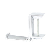 Headphone Bracket Internet Cafe Monitor Earphone Hanger Desktop Earphone Display Stand, Style: Lock Clip Type (Silver)