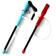 Vehicle-Mounted Electric Oil Pump Oil Pipe Fuel Pump Fish Tank Water Changer(12V Blue)