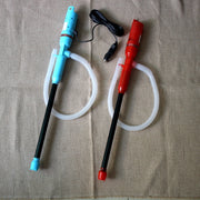Vehicle-Mounted Electric Oil Pump Oil Pipe Fuel Pump Fish Tank Water Changer(12V Blue)