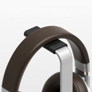 Aluminum Alloy Headphone Holder H-Stand Headphone Display Stand Headphone Storage Rack(Black)