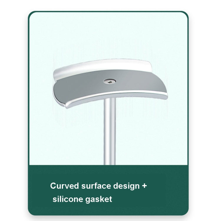 D6 Headset Aluminum Alloy Earphone Holder Internet Cafe Computer Headphone Hanger Display Shelf(Silver Gray) - Headset Stand by PMC TechLife | Online Shopping South Africa | PMC TechLife | Buy Now Pay Later Mobicred