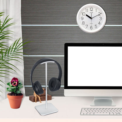 D6 Headset Aluminum Alloy Earphone Holder Internet Cafe Computer Headphone Hanger Display Shelf(Silver Gray) - Headset Stand by PMC Jewellery | Online Shopping South Africa | PMC Jewellery | Buy Now Pay Later Mobicred