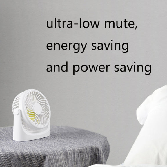 JD-Q1 Office Student Dormitory Mini Silent USB Fan(White)