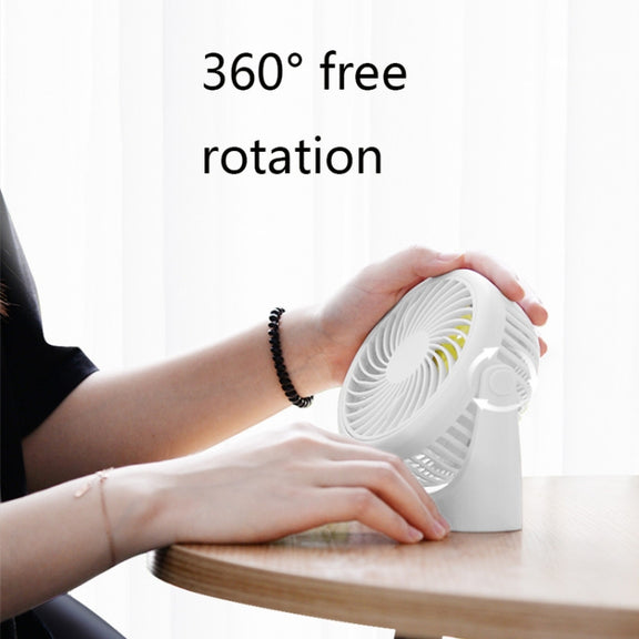 JD-Q1 Office Student Dormitory Mini Silent USB Fan(White)