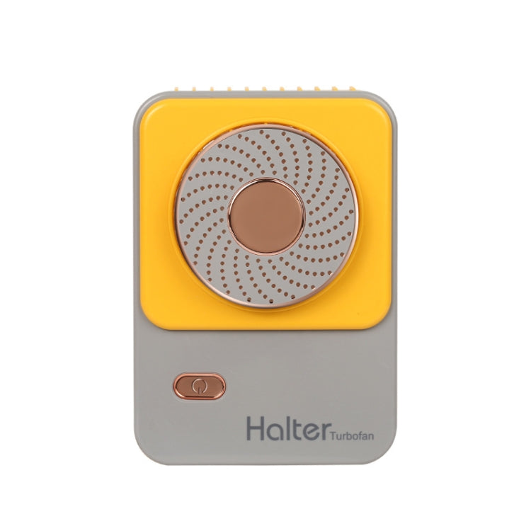SHC-S03 USB Desktop Leafless Outdoor Sports Portable Lazy Hanging Neck Fan, Colour: Yellow - Electric Fans by PMC TechLife | Online Shopping South Africa | PMC TechLife | Buy Now Pay Later Mobicred