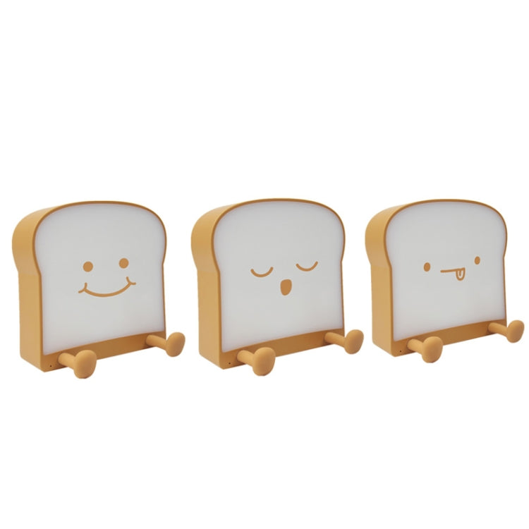 F-L-01 Toast Bread Night Light With Mobile Phone Holder Children Bedroom Timing Sleep Light(Snooze) - Night Lights by PMc TechLife | Online Shopping South Africa | PMc TechLife | Buy Now Pay Later Mobicred